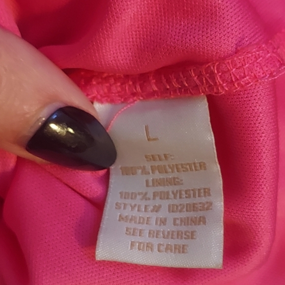 NWOT Flying Tomato "Never Be The Same" woven mini dress, fuschia, size L - Picture 9 of 11